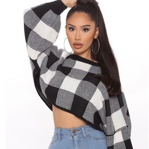 Fashion nova cropped sweater